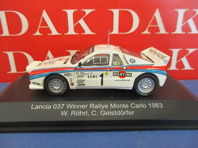 Die cast 1/43 Modellino Auto Lancia 037 Rally Monte Carlo 1983 W. Rohrl by CMR - Immagine 1 di 4