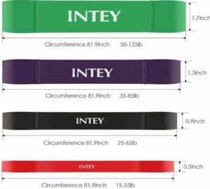 Intey INTRB01 Multicolor Pull Up Assist Band Set (set of 4) - Picture 1 of 4
