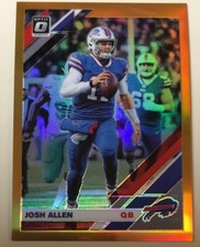 2019 Panini Donruss Optic Josh Allen Orange Refractor 2nd Yr SP #/199 Buf Bills!