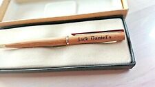 Jack Daniel's whiskey barrels ballpoint pen rare with box
