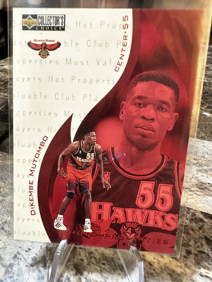 1997 Upper Deck Collectors Choice Dikembe Mutombo Basketball Card #356 Nuggets  - Image 1 of 2