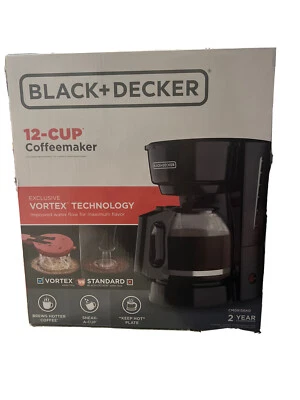 Black & Decker CM0915BKD Coffee Maker, Black, 12-Cup - Image 1 of 4