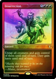 Insurrection ETCHED FOIL - 0542 - Mythic - Commander Masters CMM MTG - Picture 1 of 1