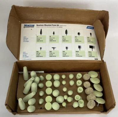 NORTON QUANTUM 69083147810 QUANTUM MOUNTED POINT KIT (MISSING 1 A5) - Image 1 of 4