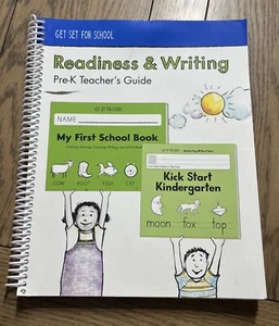Get Set for School: Readiness & Writing Pre-K Teacher's Guide 2016 Spiral - Picture 1 of 6