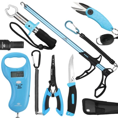 MOSSY OAK 6-Piece Fishing Tool Set Multi-Function Fishing Gear and Equipment USA - Image 1 of 4