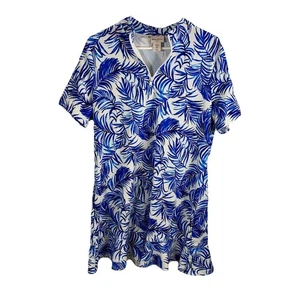 Tommy Bahama Golfkleid Damen XL Handflächen Rüschen Pickleball Tennis sportlich gebraucht, in einwandfreiem Zustand - Bild 1 von 12