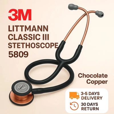 3M Littmann Classic III Monitoring Stethoscope, Chocolate Copper, 5809 - Image 1 of 3