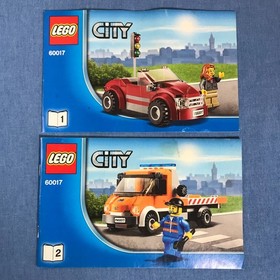 Lego City 60017 Instruction Booklets Manuals Books 1 & 2