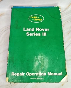 LAND ROVER SERIES III Factory REPAIR OPERATION MANUAL AKM 3648 (EDITION 4) - Picture 1 of 11