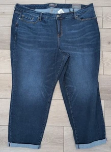 Torrid Jeans Damen 28R Boyfriend Straight Mid Rise Vintage Stretch Jeans Neu mit Etikett - Bild 1 von 7