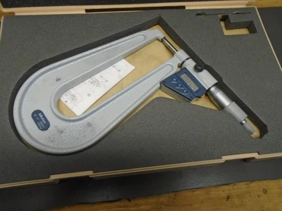 MITUTOYO 389-711-30 SHEET METAL DIGITAL MICROMETER Series 389, 118, Inch/Metric — 第 1/4 张图片