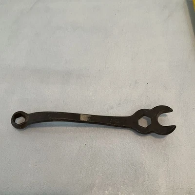 antigua llave combinada FORD hecha por Moore hexagonal y extremo abierto Foto 1 de 4