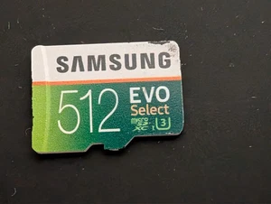 Samsung EVO Select microSDXC Memory Card 512GB MB-ME512 - Picture 1 of 4