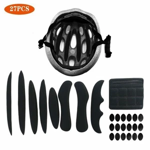 27Pcs Universal Helmet Padding Foam Bicycle Bike Helmet Pads Cushion Replace IM - Picture 1 of 16