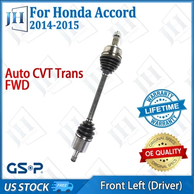 Eje CV conductor delantero izquierdo original para Honda Accord CR-V 2014-15 FWD automático CVT L4 Foto 1 de 4