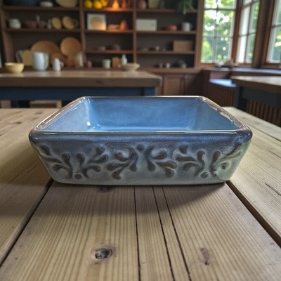 Scentsy Wax Warmer Full Size Borneo Blue Swirl 2008 Retired Top Replacement - Image 1 of 4