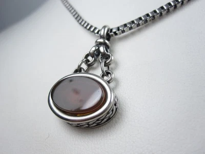 Colgante Nina Ricci chapado en rodio con esmalte 16-18" - 7431 Foto 1 de 4