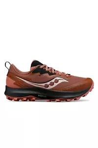 Saucony Womens Peregrine 14 GTX Gore Tex Shoes Sneakers Runners in Clove/Black - Picture 1 of 13