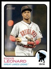 2022 Topps Heritage Minor League Eddys Leonard G59 Great Lakes Loons #70
