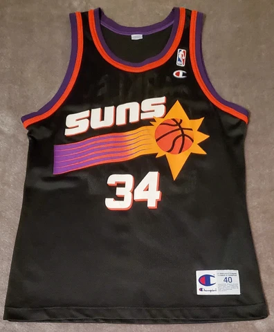 Vintage Charles Barkley Phoenix Suns Size 40 Champion NBA Jersey Cover
