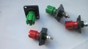 Speaker Terminal Banana Plug Heavy Duty 30A Binding Post Panel Mount - Picture 1 of 8