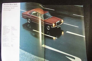 ANTIQUE AUTOMOBILES ADVERTISING BOOKLET CAR MERCEDES BENZ TOURISM RANGE - Picture 1 of 4