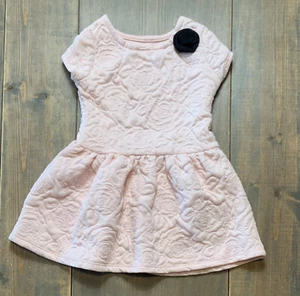 Epic Threads Baby Girl's Short Sleeve Light Pink Floral Flare Dress Size: 2T - Picture 1 of 7