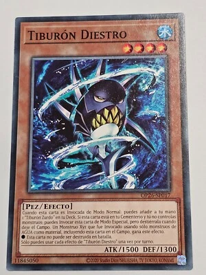 Right-Hand Shark●YUGIOH●OP26●SPANISH●COMMON●NM●Y41 - Image 1 of 2