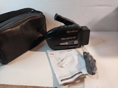 Quasar VM-D51 Palmcorder Camcorder Camera VHS-C NO Charger Untested W/Carry Bag - Image 1 of 4