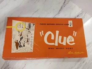 Parker Brothers Clue Detektiv Spiel komplett Vintage 1956 - Bild 1 von 7