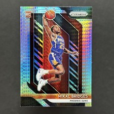 2018-19 Panini Prizm Mikal Bridges #289 Rookie Card RC Silver Hyper Prizm