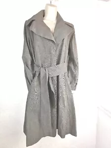Paul Smith Women's Brown Trench Coat/Rain Mac Italian Cloth Size 44  8 Uk New - Picture 1 of 22
