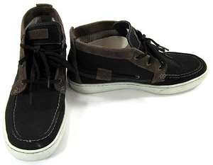 Timberland Boat Shoes Earthkeepers Moc Toe Chukka Black/Brown Boots Size 10 - Picture 1 of 8