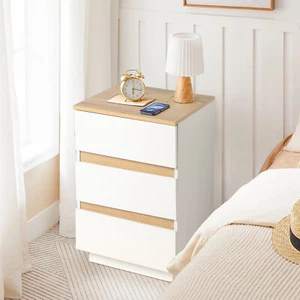 3 Drawers Bedside Table Nightstand Sofa Side End Table for Living Room,Bedroom - Picture 1 of 10