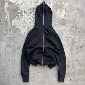 DIESEL Y2K Full Zip Up Ninja Hoodie Opium Drip Japanese Avant Gard - Picture 1 of 12