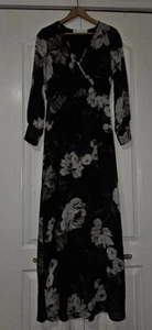 Vestido formal para mujer Superfoxx semitransparente manga 3/4" talla pequeña 100 % poliéster - Imagen 1 de 7