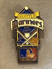 Seattle Mariners Pin MLB Baseball 125th Anniversary Rare Vintage w/ Card