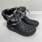 Crocs Classic Lined Neo Puff Tie Dye Winter Black Boots Size Mens 9 Women?S 11