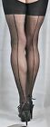 3 pairs Extra Large Black French/Point heel Seamed 15 Denier Stockings HQ
