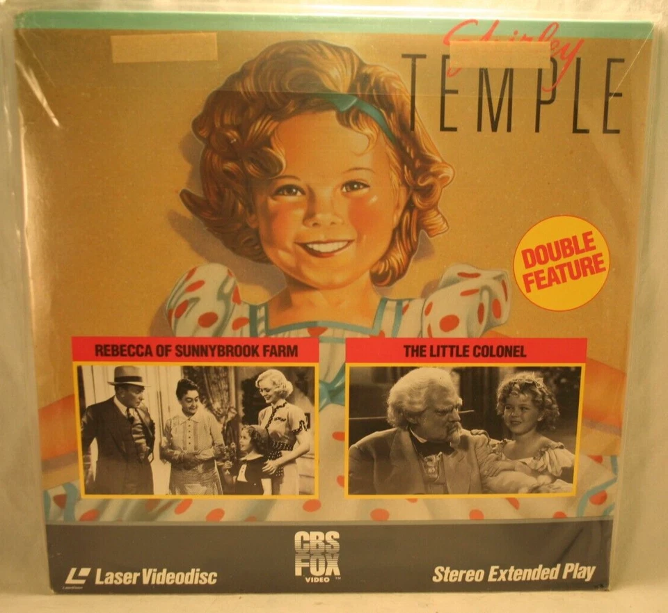 Laserdisc l * Rebecca of Sunnybrook Farm/The Little Colonel * Shirley Temple Foto 1 de 2