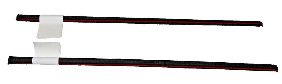 Fieltro de canal de ventana delantera 12x580 mm para Lt o Rt para Volkswagen Tipo 1 Tipo 2 Foto 1 de 2