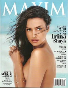 Irina Shayk Sexy Victoria's Secret 2014 MAXIM Magazine Mag Newstand Edition - Imagen 1 de 1