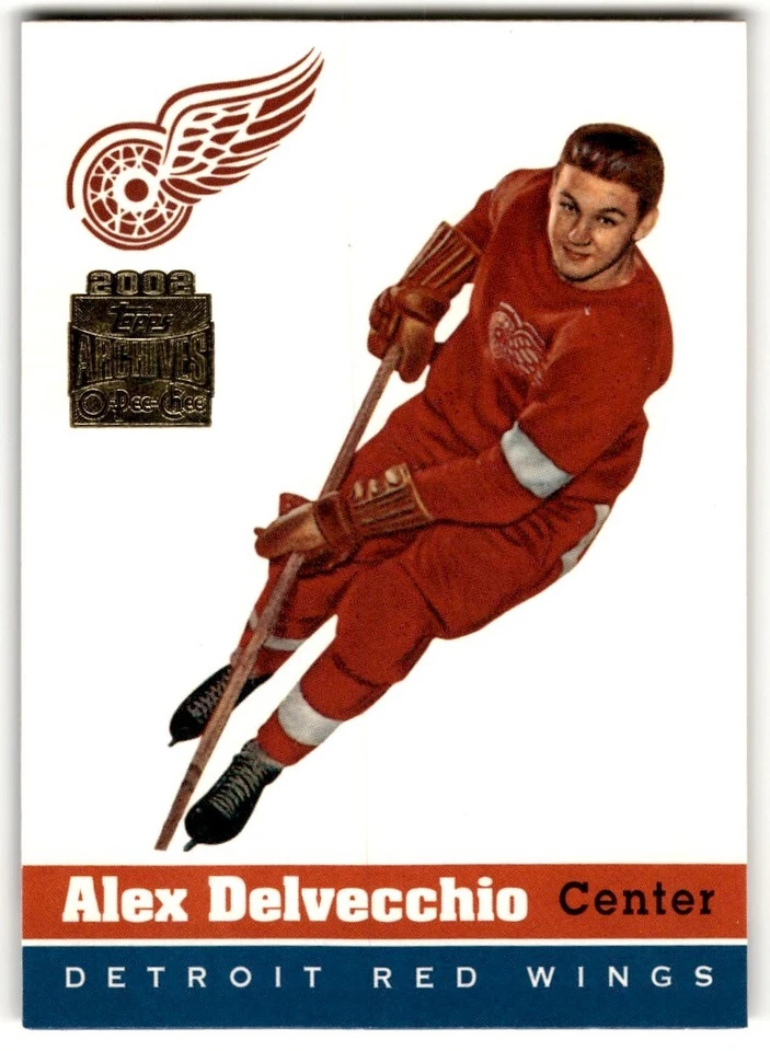 Alex Delvecchio 2001-02 Topps / O-Pee-Chee Archives #13 Detroit Red Wings - Image 1 of 2