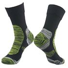 100% Waterproof Breathable Socks, [SGS Medium 1 Pair-black&grass Green