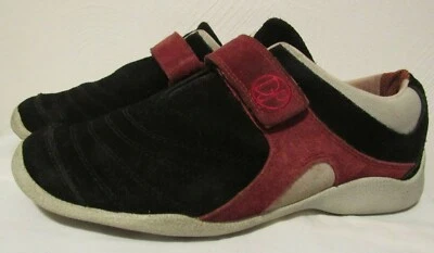 Donald J. Pliner Sport-i-Que Black Cream Red Suede Fashion Sneakers Women's US 7 - Image 1 of 4