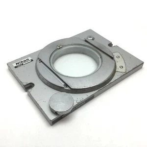 Nikon Rotation Table For V-12 Optical Comparator, 360° Rotation, 4.19" Ø Glass - Picture 1 of 8