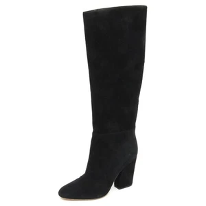 E8622 stivale donna black SERGIO ROSSI scarpe suede boot shoe woman - Bild 1 von 4