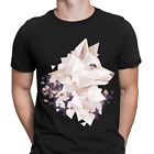 Geometric Wolf Wolves Wildlife Animal Lovers Novelty Mens T-Shirts Tee Top #DNE