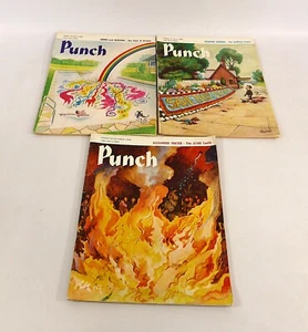 3x Original Punch Magazines Issued 29 May, 31 July & 30 October 1968 - Picture 1 of 15
